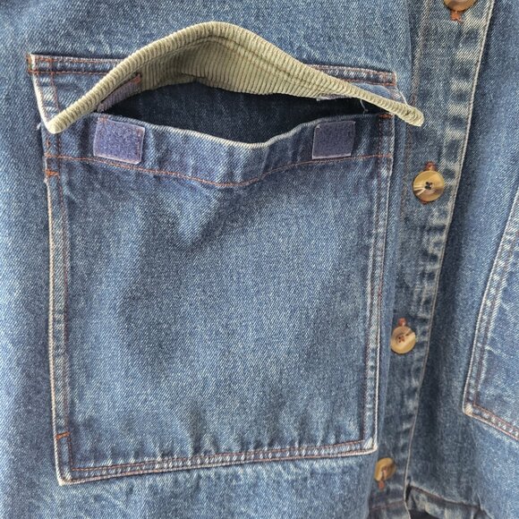 Vintage Rock Creek Denim Barn Chore Coat Women’s Plus 18W Country Western Farm - Picture 3 of 10